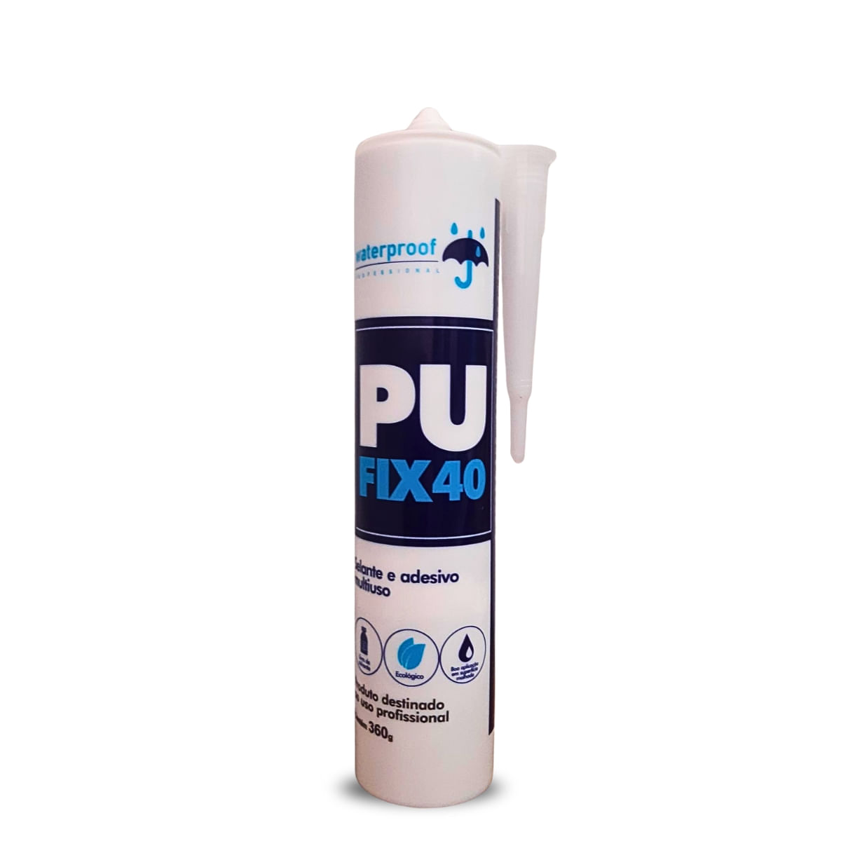 Selante PU FIX 40 Indústria Cinza (Cartucho 400 g) - WATERPROOF